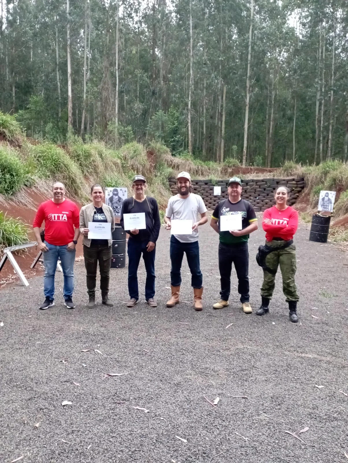 Turma com certificados